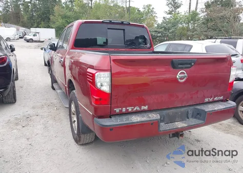 2017 Nissan Titan Sv из США, поврежденный, VIN 1N6AA1E50HN567221
